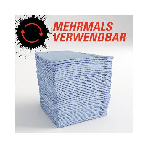 WypAll® ForceMax PowerClean - Viertelgefaltet / Blau - 1 Dispenser Box  x 40 Sheets | Karton (1 Spenderbox)