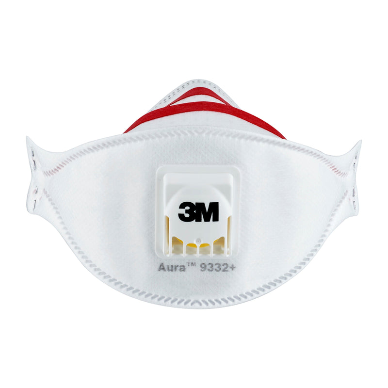 3M™ Aura™ Comfort Cool Flow™ Partikelmaske 9332+, FFP3, mit Ventil-zoom-