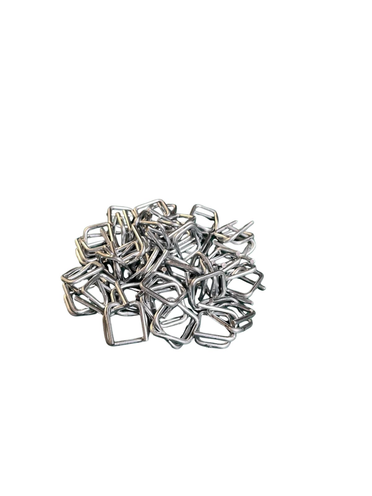 1000 Verschlußschnallen Stahl verzinkt für 13 mm Polyester-Umreifungsband-zoom-1