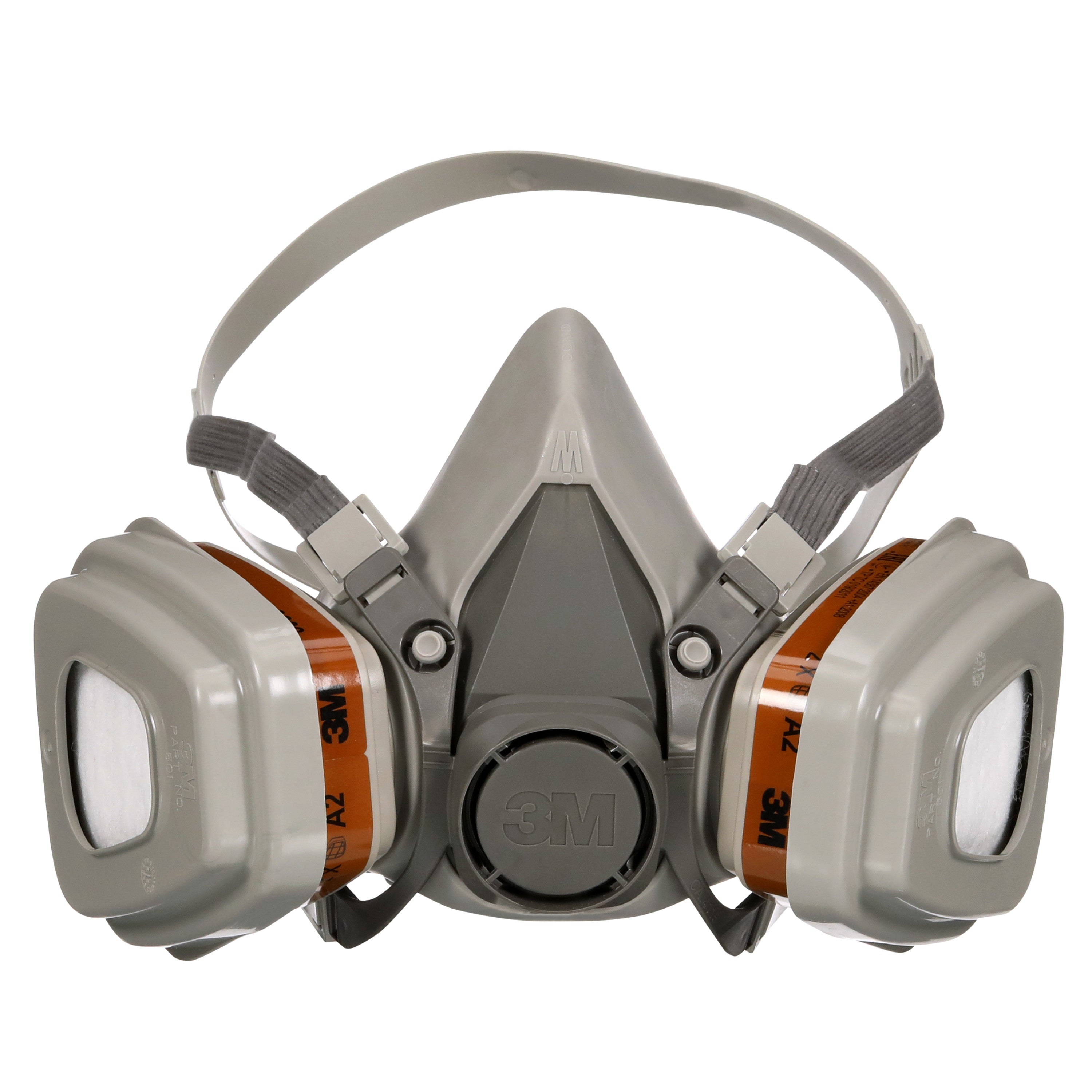 3M™ Atemschutzmaske 6002KIT-1 mit austauschbaren Filtern, A2P2 Organische Dämpfe (1x6200, 2x6055, 2x5925, 2x501) | Packung (1 Stück)-zoom-6