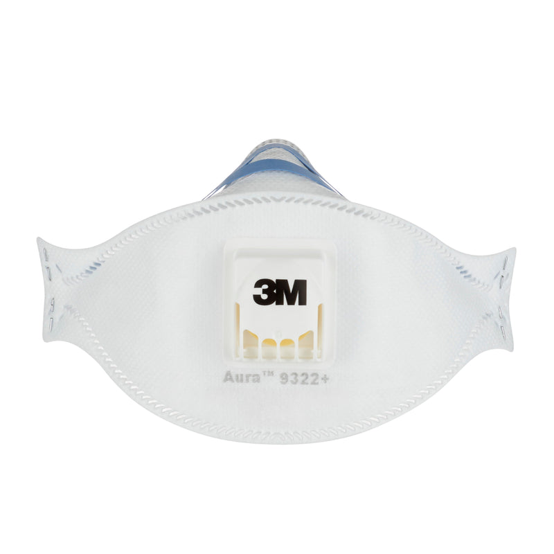 3M™ Aura™ Comfort Cool Flow™ Partikelmaske 9322+, FFP2, mit Ventil-zoom-
