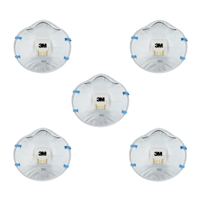 3M™ Cool Flow™ Partikelmaske 8822, FFP2, mit Ventil-zoom-