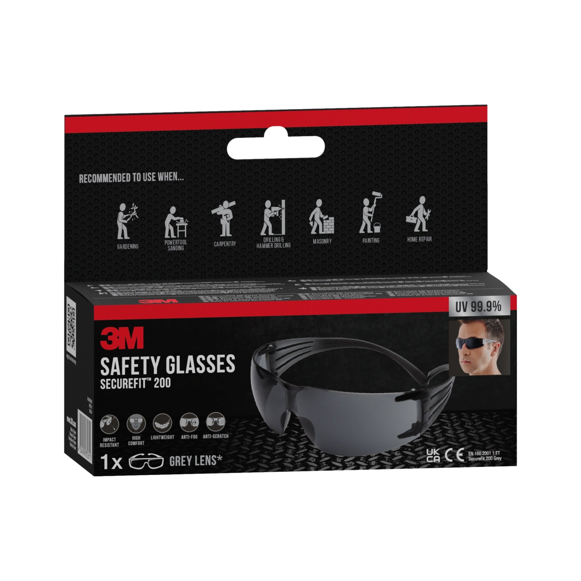 3M™ SecureFit™ Schutzbrille 200-33