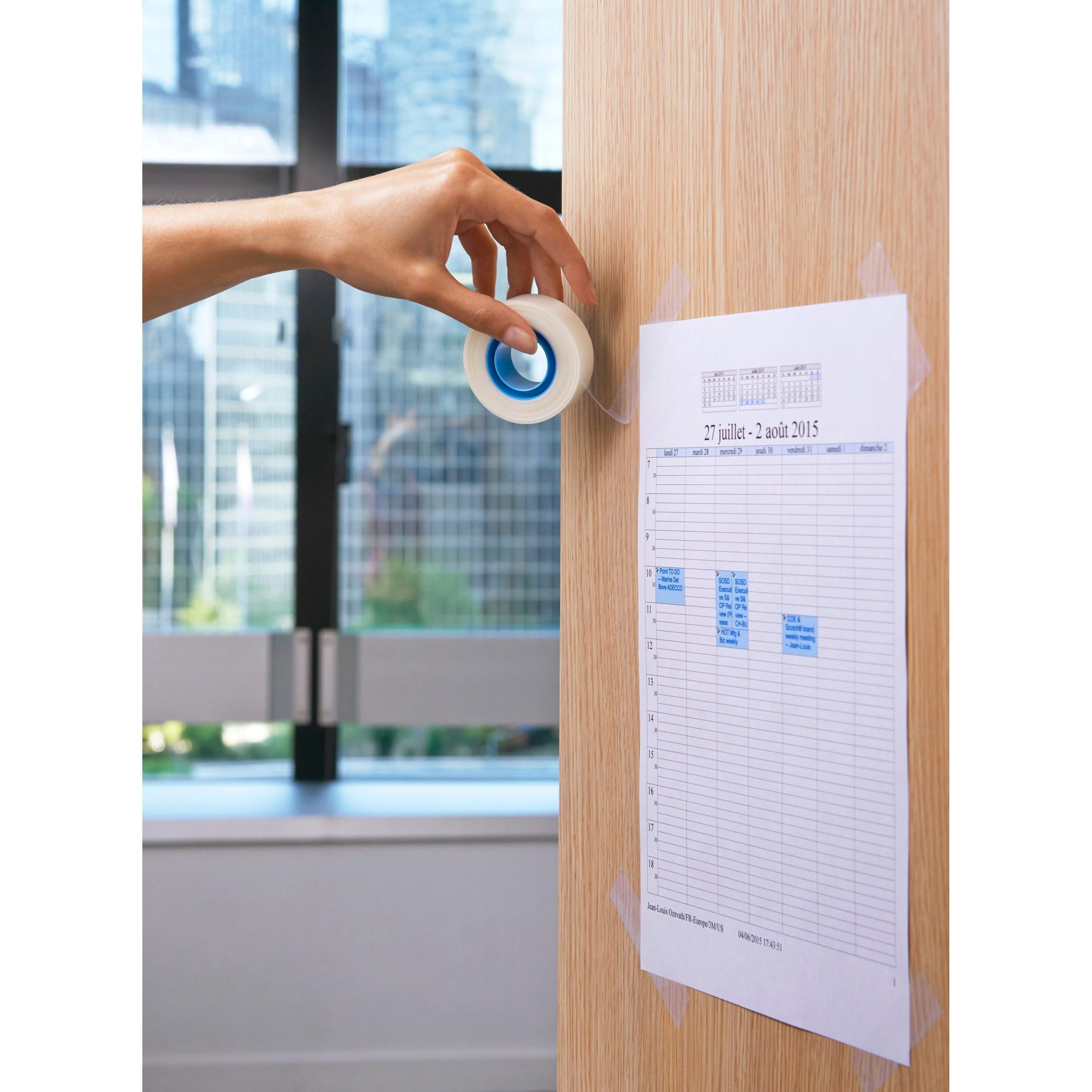 Scotch® unsichtbares Klebeband, ablösbar, 19 mm x 33 m, 1 Rolle | 1 Stück