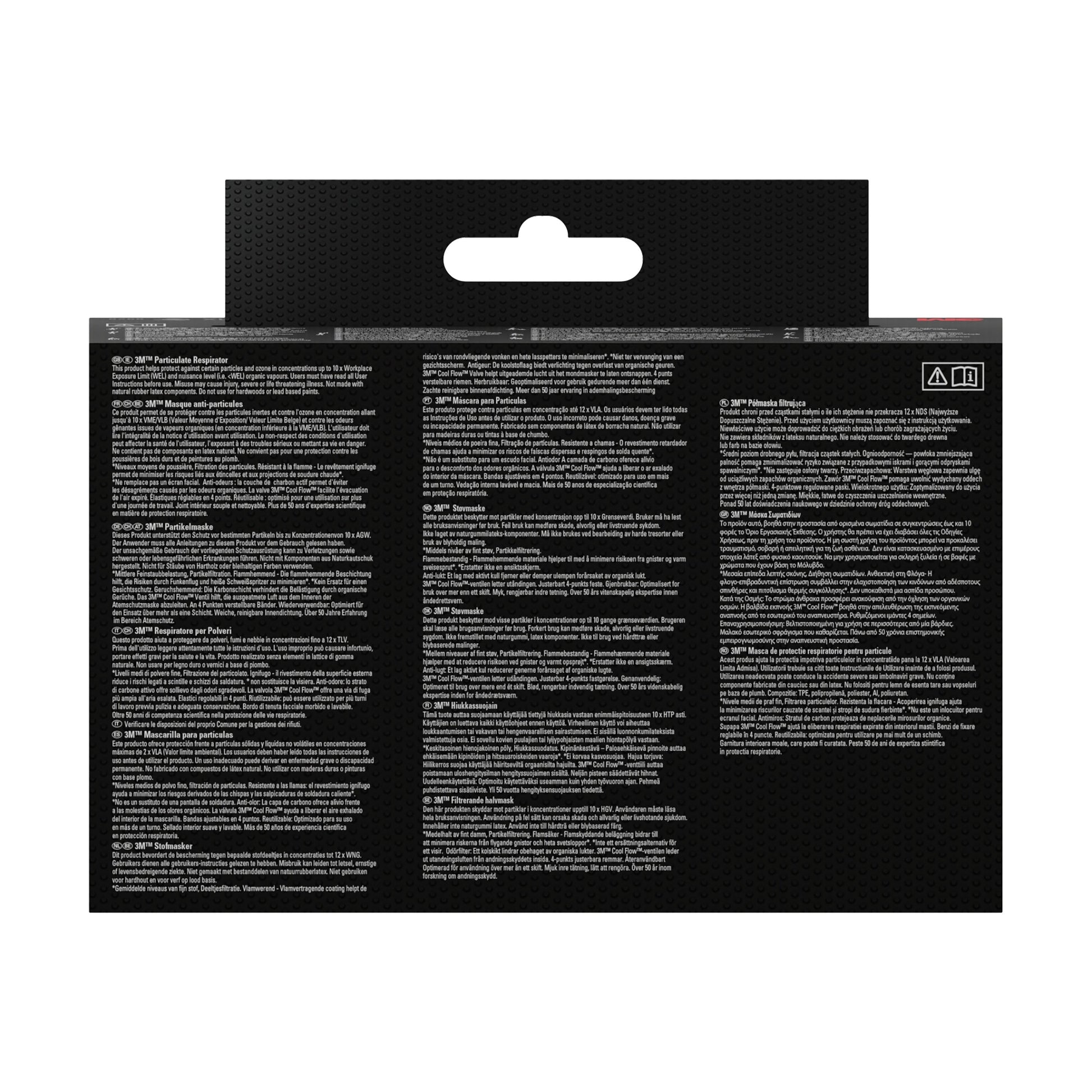 3M™ Cool Flow™ Partikelmaske 9922, FFP2, geruchshemmend, mit Ventil, 2er-Pack | Packung (1 Stück)-4