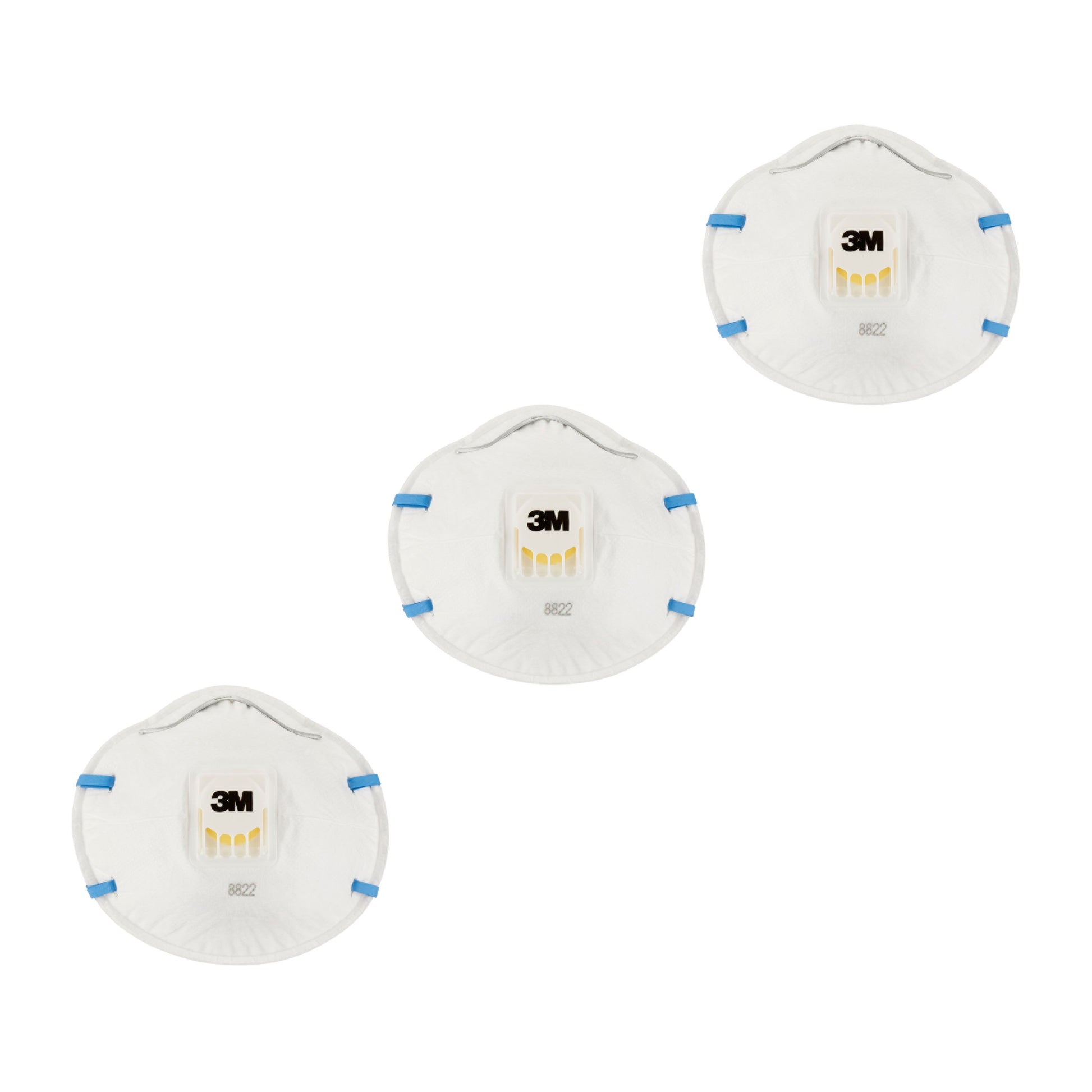 3M™ Cool Flow™ Partikelmaske 8822, FFP2, mit Ventil-14