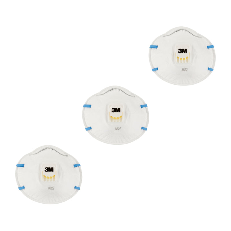 3M™ Cool Flow™ Partikelmaske 8822, FFP2, mit Ventil-zoom-