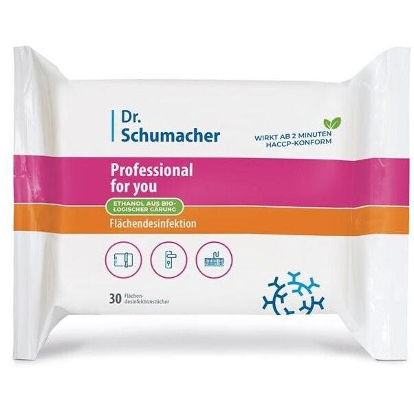 Auslaufartikel: Dr. Schumacher PROFESSIONAL@home Flächendesinfektionstücher (30 Tücher) | Packung (30 Tücher)-zoom-