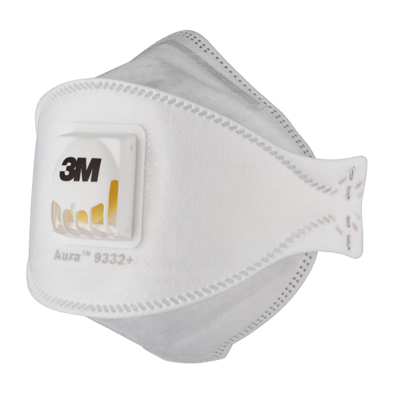 3M™ Aura™ Comfort Cool Flow™ Partikelmaske 9332+, FFP3, mit Ventil-zoom-