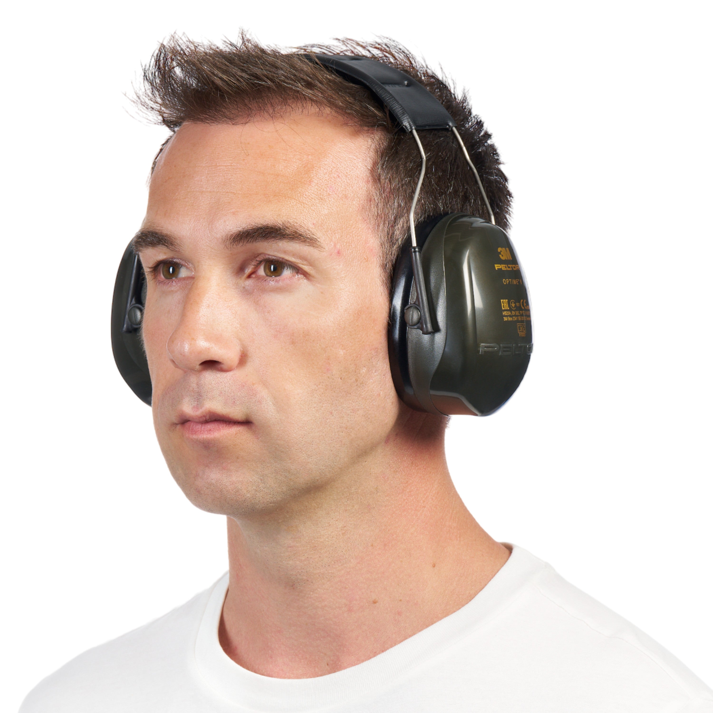 3M™ PELTOR™ Optime™ II Kapselgehörschutz H520A, SNR-Wert 31 dB, Grün | Packung (1 Stück)-zoom-3