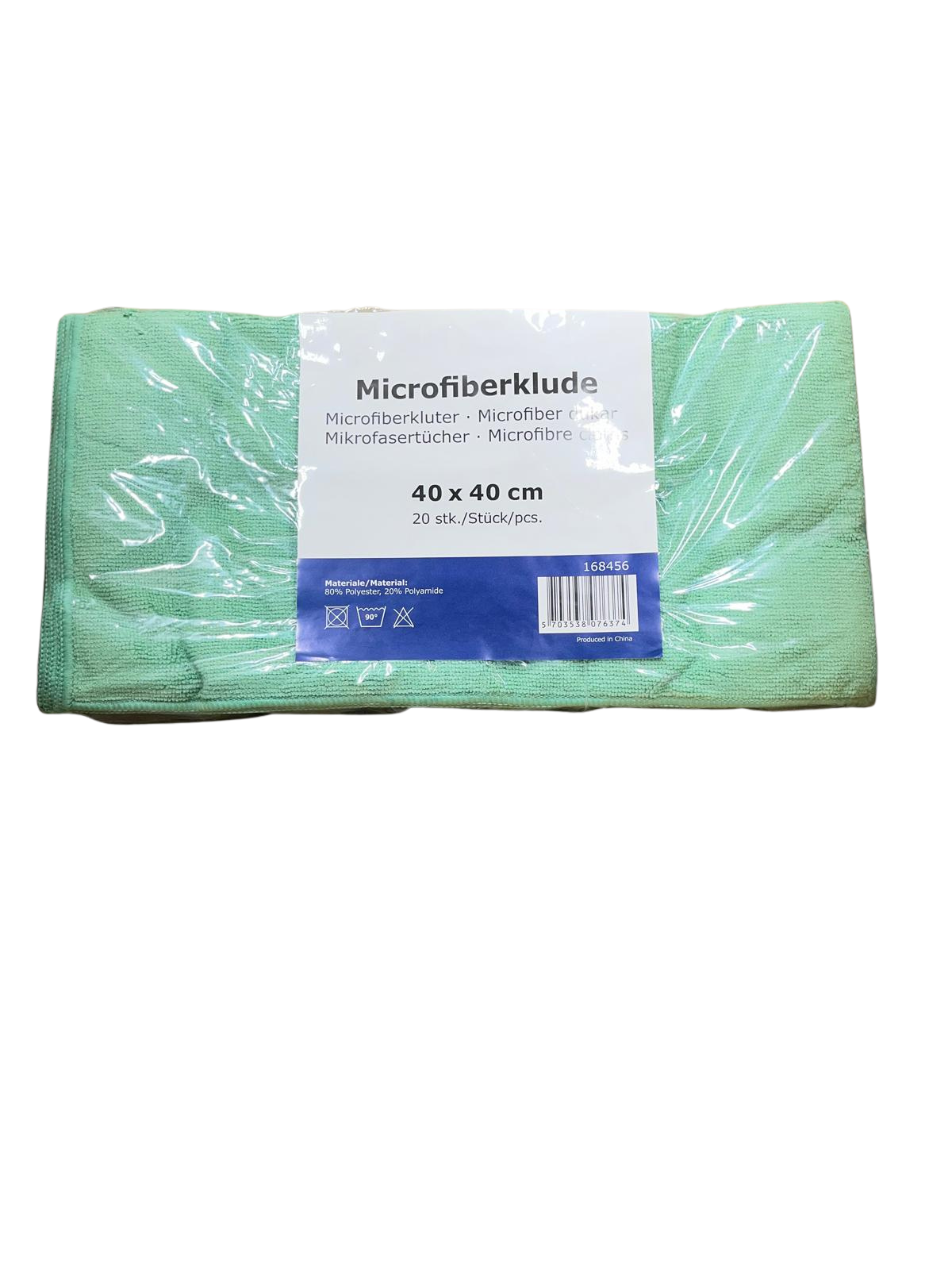 20 x Mikrofasertücher GRÜN 40 x 40cm Profiqualität Gastro Microfasertuch-zoom-1