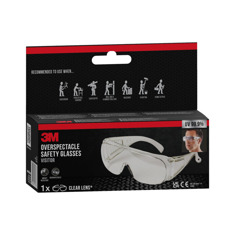 3M™ Visitor Überbrille, Klarsichtscheibe | Packung (1 Stück)-zoom-