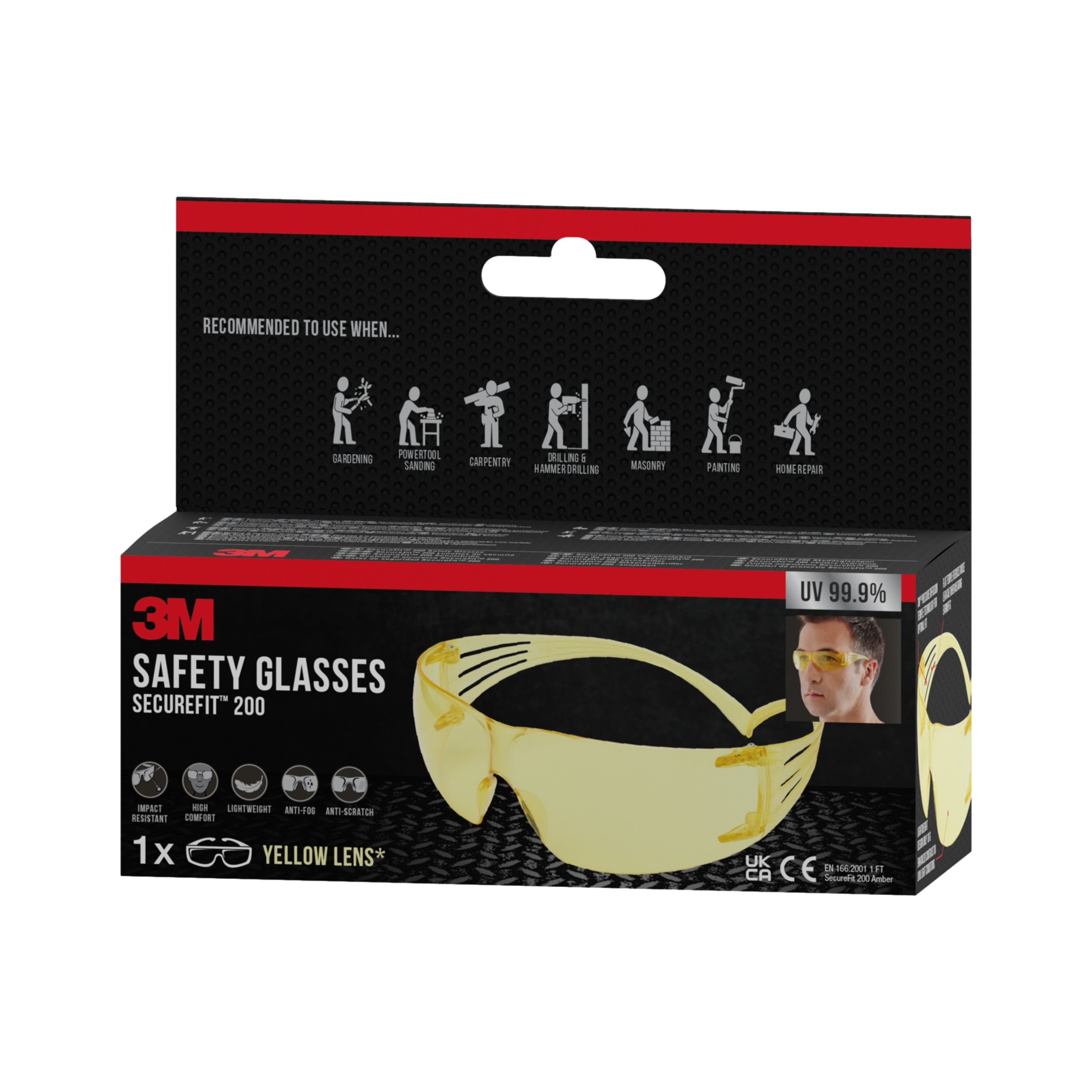 3M™ SecureFit™ Schutzbrille 200-zoom-28