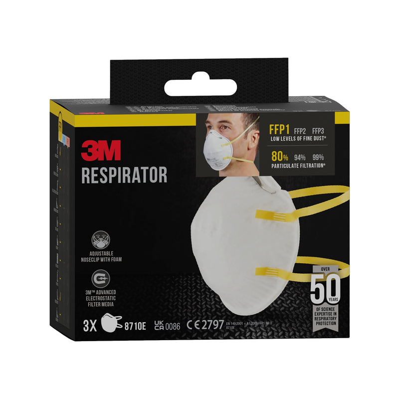 3M™ Partikelmaske 8710E, FFP1, ohne Ventil-zoom-