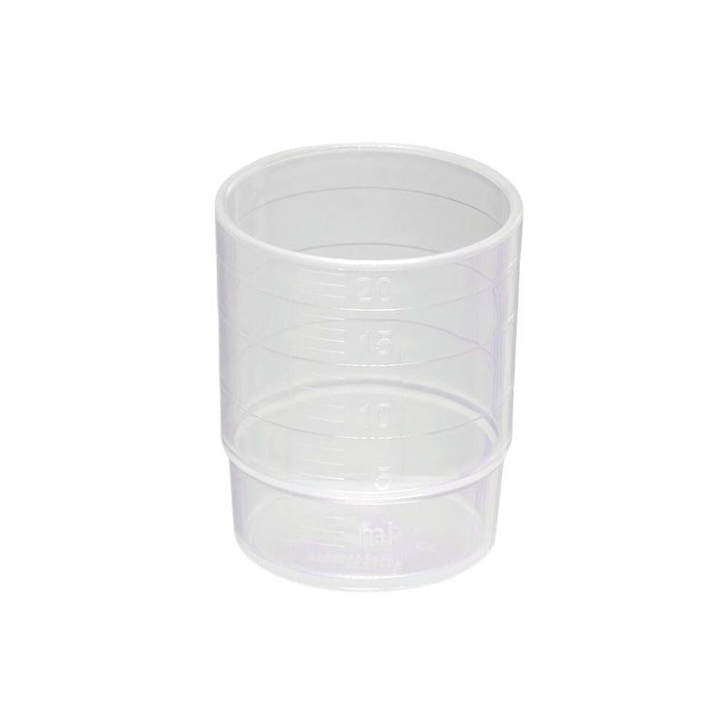 melipul MEHRWEG-Medikamentenbecher, stapelbar, 25ml-zoom-