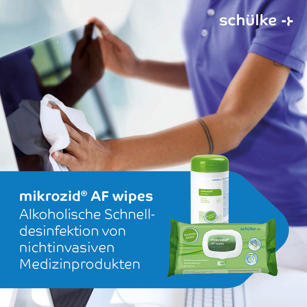 Schülke Mikrozid AF Wipes premium Desinfektionstücher - 50 Tücher | Packung (50 Tücher)-zoom-3