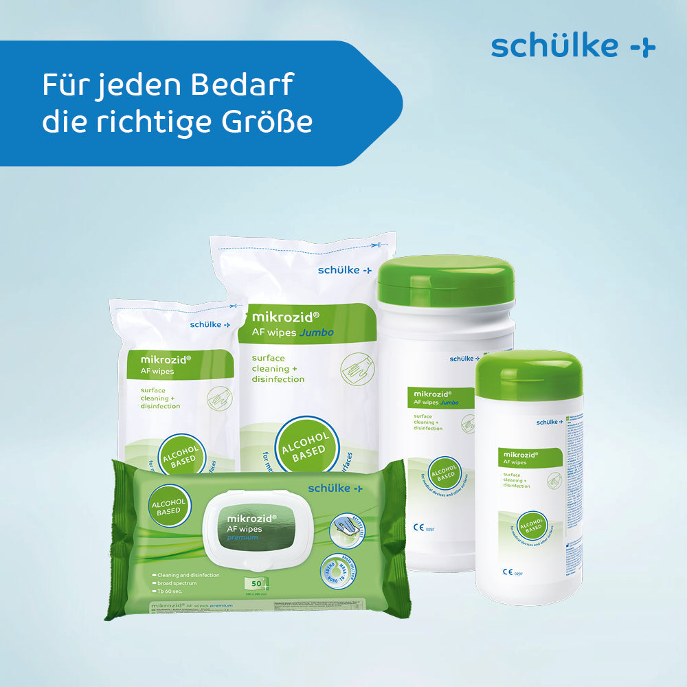 Schülke Mikrozid AF Wipes premium Desinfektionstücher - 50 Tücher | Packung (50 Tücher)-zoom-2
