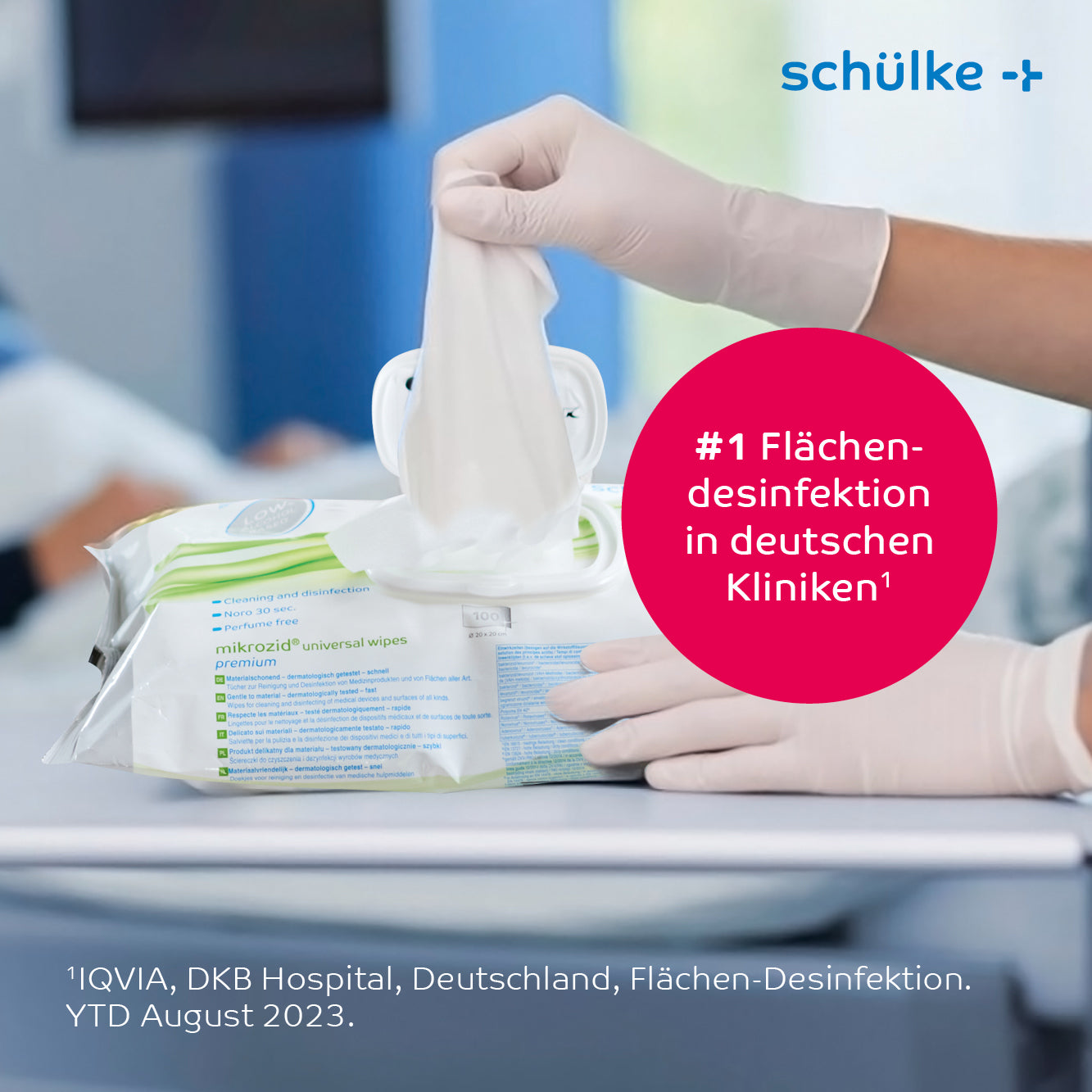 Schülke Mikrozid® universal wipes Desinfektionstücher premium-zoom-6